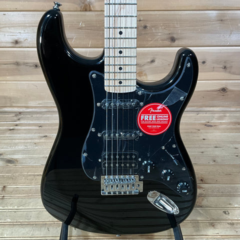 Squier Sonic Stratocaster HSS Electric Guitar B-Stock - Black