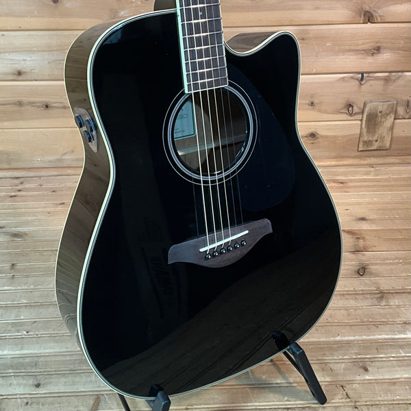 Yamaha FGC-TA TransAcoustic Acoustic Guitar - Black