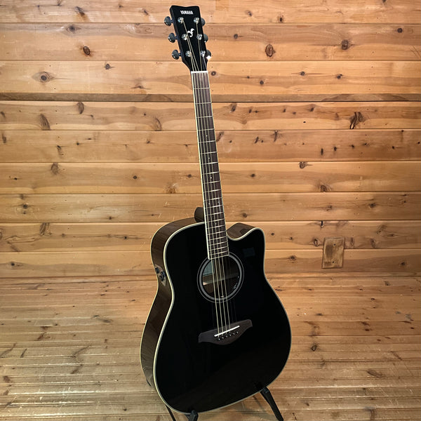 Yamaha FGC-TA TransAcoustic Acoustic Guitar - Black