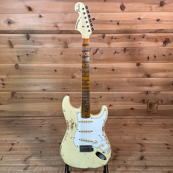 Fender Custom Shop 1969 Stratocaster Heavy Relic Electric Guitar - Aged Vintage White