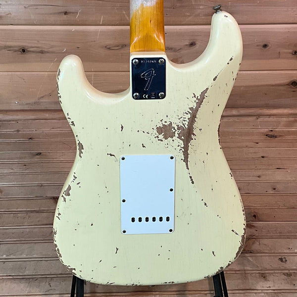 Fender Custom Shop 1969 Stratocaster Heavy Relic Electric Guitar - Aged Vintage White