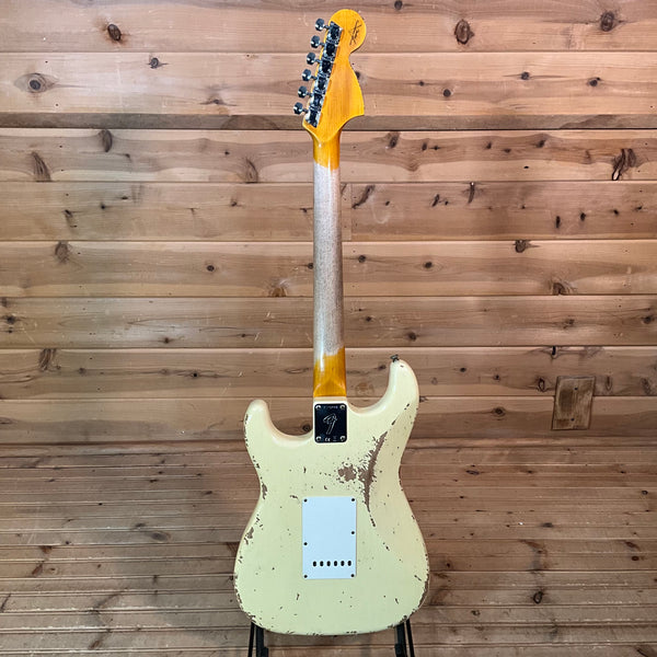 Fender Custom Shop 1969 Stratocaster Heavy Relic Electric Guitar - Aged Vintage White