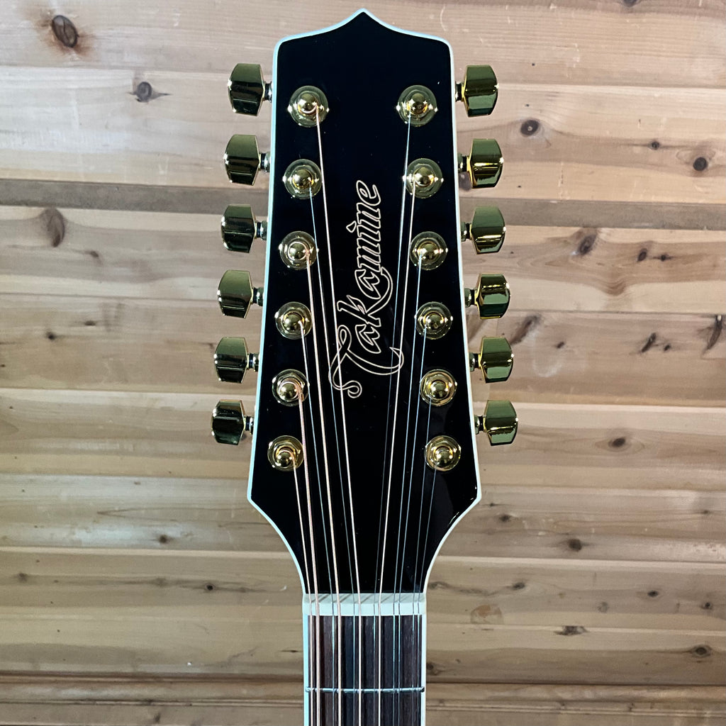 Takamine GD37CE-12 12 String Acoustic Guitar - Pearl White - Huber