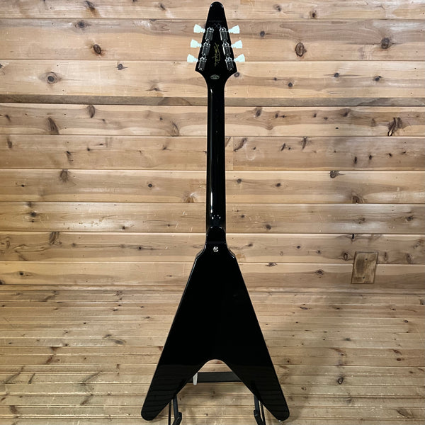 Epiphone Jimi Hendrix "Love Drops" Flying V Electric Guitar - Ebony