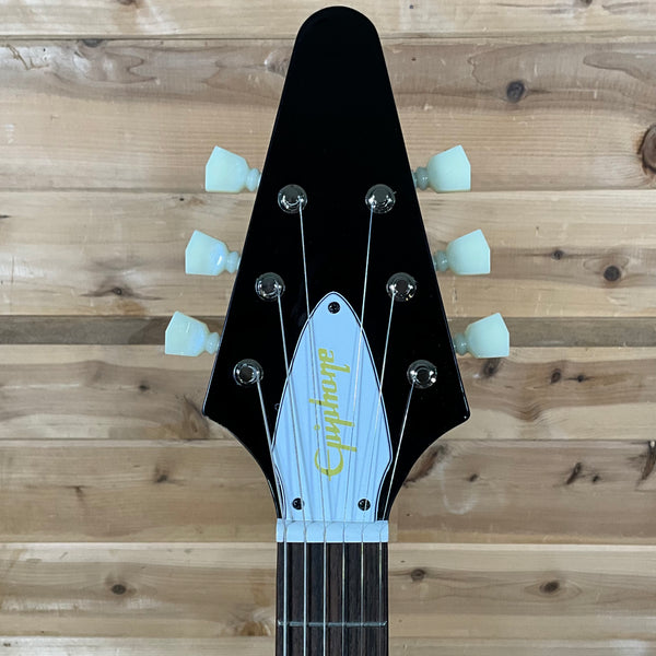 Epiphone Jimi Hendrix "Love Drops" Flying V Electric Guitar - Ebony