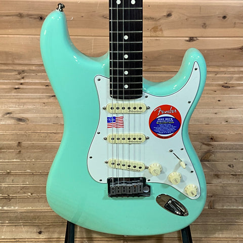 Fender Jeff Beck Stratocaster Electric Guitar - Surf Green
