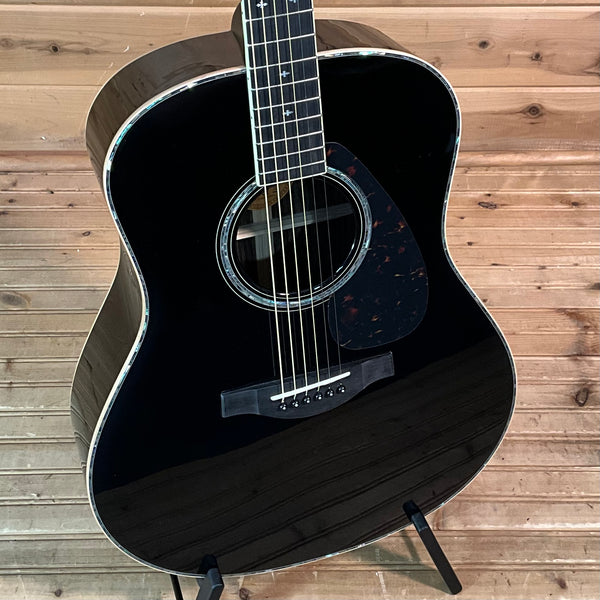 Yamaha LL16DR L Series Dreadnought Acoustic Electric Guitar - Black