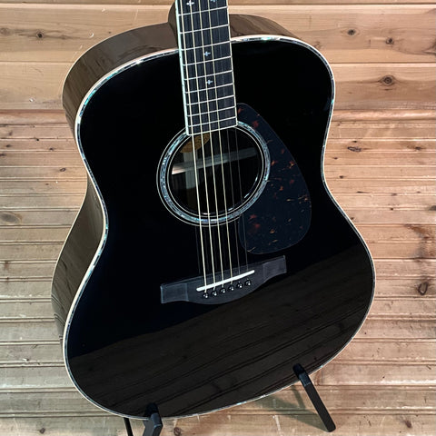 Yamaha LL16DR L Series Dreadnought Acoustic Electric Guitar - Black