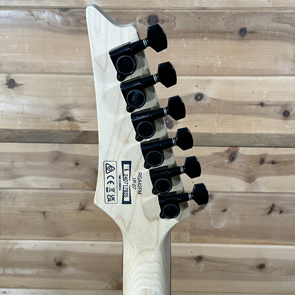 Ibanez RGA42FM Electric Guitar - Dragon Eye Burst Flat