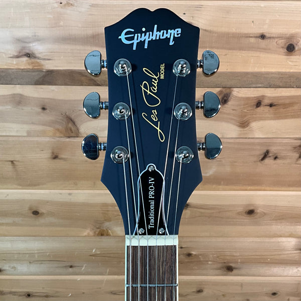 Epiphone Les Paul Traditional Pro IV Electric Guitar USED - Worn Pacific Blue
