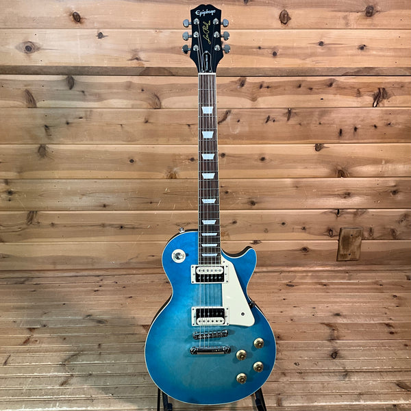 Epiphone Les Paul Traditional Pro IV Electric Guitar USED - Worn Pacific Blue