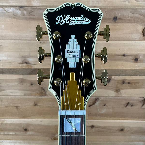 D'Angelico Excel DC XT Electric Guitar - Iced Tea Burst Quilt