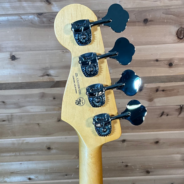 Fender American Ultra Jazz Electric Bass Guitar USED - Cobra Blue