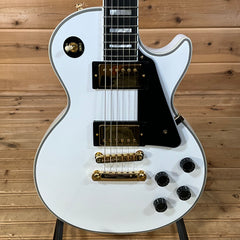 ギター Epiphone Les Paul Custom Pro White Epiphone Les Paul Custom Pro Electric Guitar Alpine White Finish