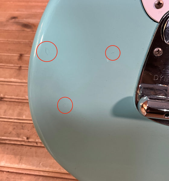 Fender 1997 50th Anniversary Kirt Cobain Jag-Stang Electric Guitar USED - Sonic Blue