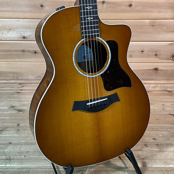 Taylor 214ce-K DLX Special Edition Acoustic Guitar DEMO - Honeyburst