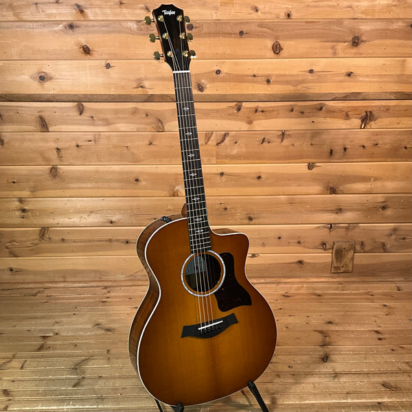 Taylor 214ce-K DLX Special Edition Acoustic Guitar DEMO - Honeyburst