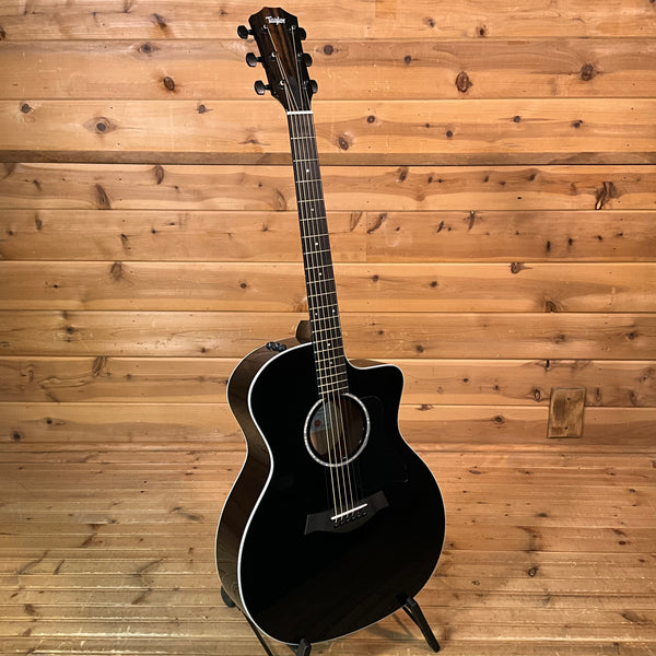 Taylor 214ce-BLK Plus Acoustic Guitar DEMO - Black