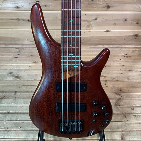 Ibanez SR505E 5-String Electric Bass USED - Brown Mahogany