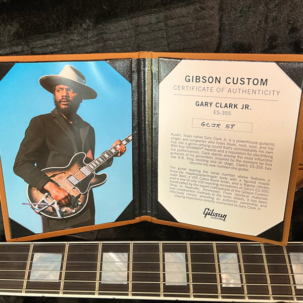 Gibson Custom Gary Clark Jr. ES-355 Electric Guitar - Cobra Burst