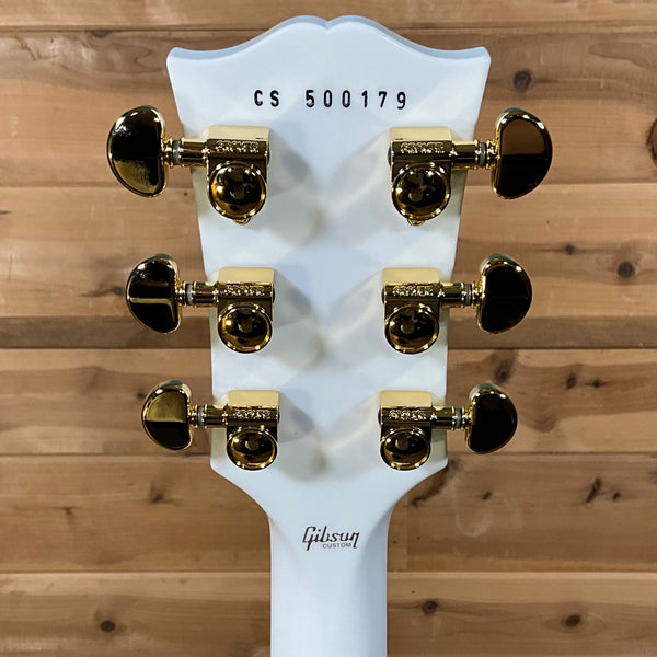 Gibson Les Paul Custom with Ebony Fingerboard - Alpine White
