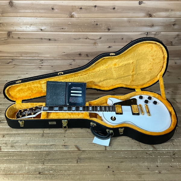 Gibson Les Paul Custom with Ebony Fingerboard - Alpine White