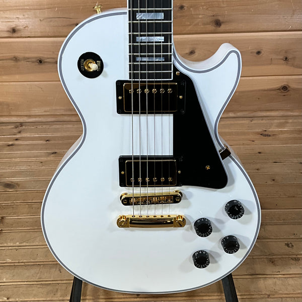 Gibson Les Paul Custom with Ebony Fingerboard - Alpine White