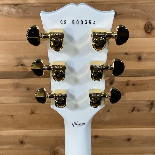 Gibson Les Paul Custom with Ebony Fingerboard - Alpine White