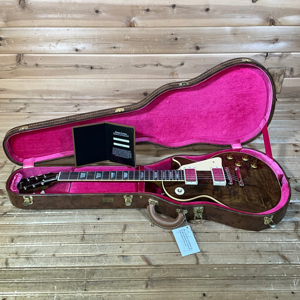 Gibson Custom Shop M2M '59 Les Paul Standard Koa Top Gloss Electric Guitar - Natural