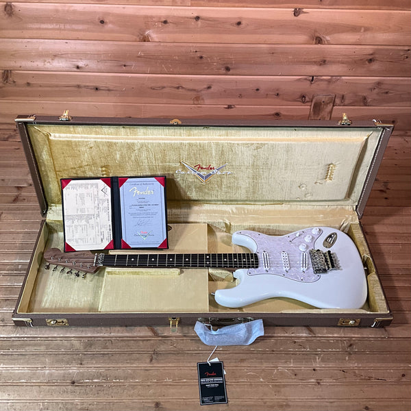 Fender Custom Shop Limited Edition Dave Murray Stratocaster NOS Masterbuilt Andy Hicks Electric Guitar - Olympic White