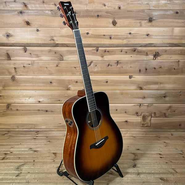 Yamaha FG-TA TransAcoustic Dreadnought Acoustic Electric Guitar - Brown Sunburst