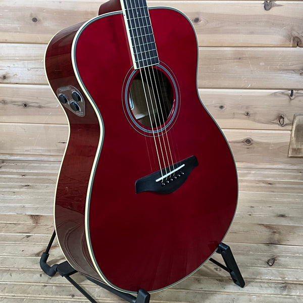 Yamaha FS-TA TransAcoustic Concert Acoustic Guitar - Red