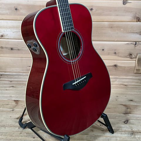 Yamaha FS-TA TransAcoustic Concert Acoustic Guitar - Red