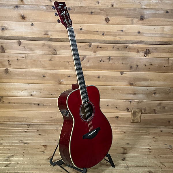 Yamaha FS-TA TransAcoustic Concert Acoustic Guitar - Red