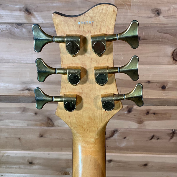 Douglas WOB826NA Six String Fretless Electric Bass Guitar USED - Natural