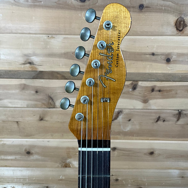 Fender Custom Shop F22 Limtied CuNiFe Telecaster Heavy Relic - Aged Black Over 3-Color Sunburst
