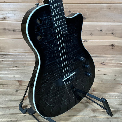 Cordoba Stage Nylon String Electric Guitar - Black Burst