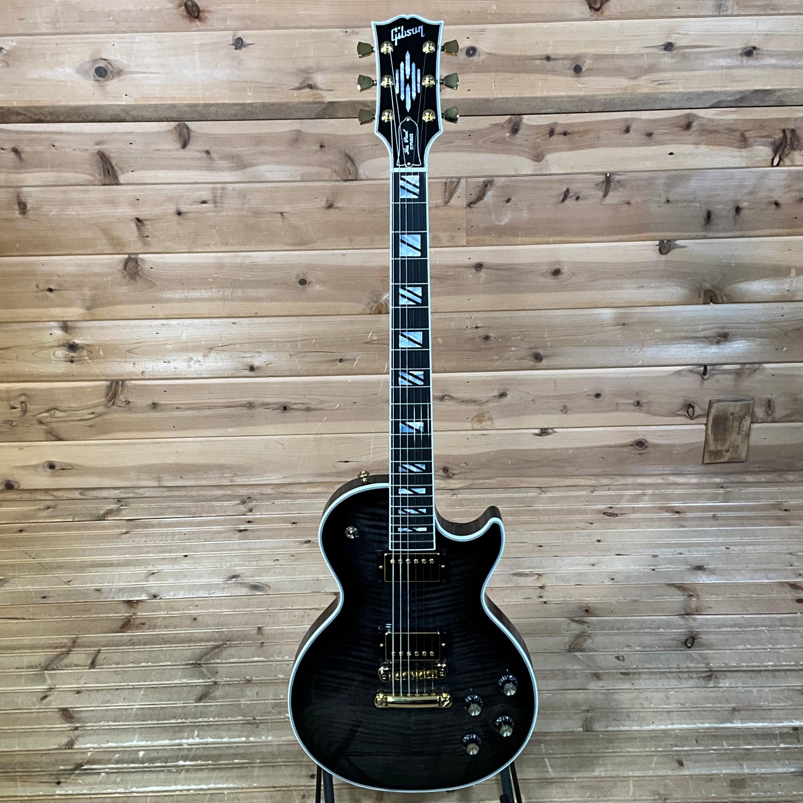 Gibson Les Paul Modern Supreme Electric Guitar - Trans Ebony Burst