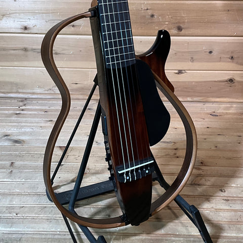 Yamaha SLG200N Nylon String Silent Acoustic Guitar- Tobacco Sunburst