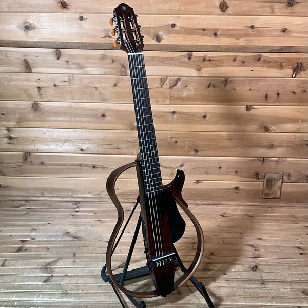 Yamaha SLG200N Nylon String Silent Acoustic Guitar- Tobacco Sunburst
