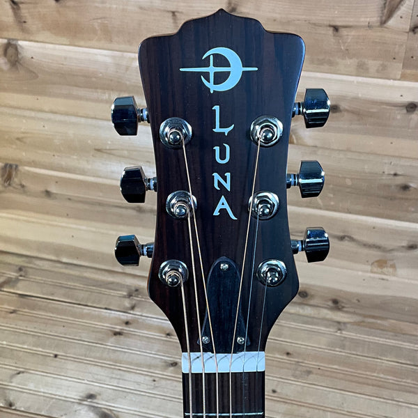 Luna SAF-PCE Safari Peace Travel Acoustic Guitar - Natural