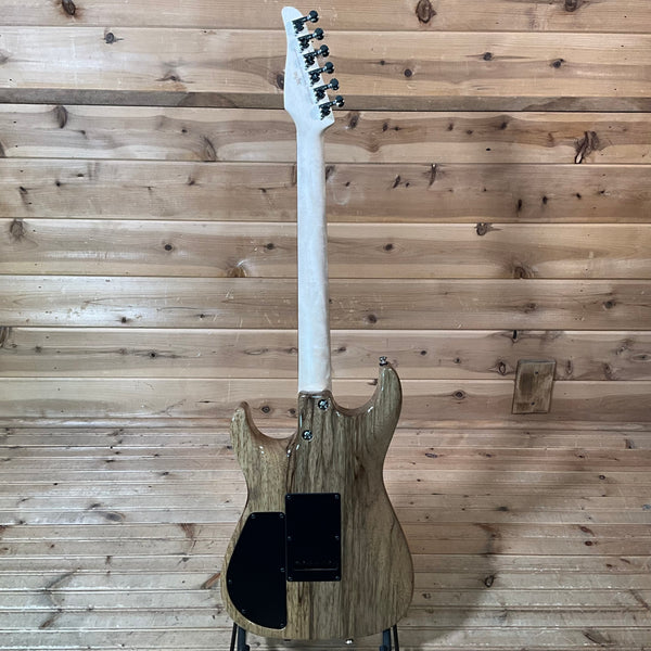Tom Anderson Drop Top Electric Guitar - Cajun Key Lime / Teal / Black Edge Burst with Binding / Natural Back