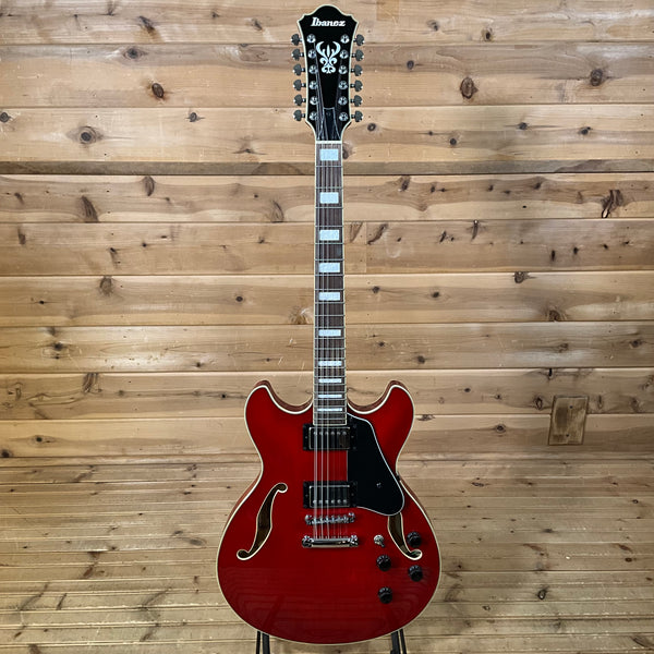 Ibanez Artcore AS7312TCD Electric Guitar - Transparent Cherry Red