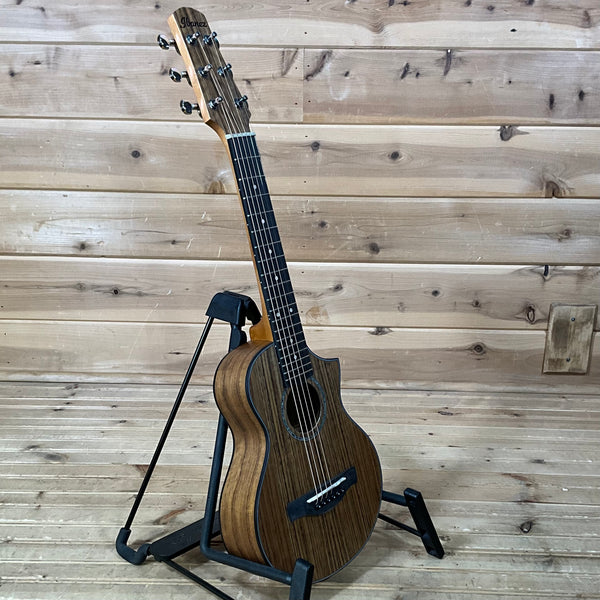 Ibanez EWP14OPN Exotic Wood Piccolo Acoustic Guitar - Natural