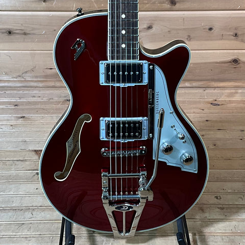 Duesenberg Starplayer TV Semi-Hollow Electric Guitar - Balboa Pearl Red