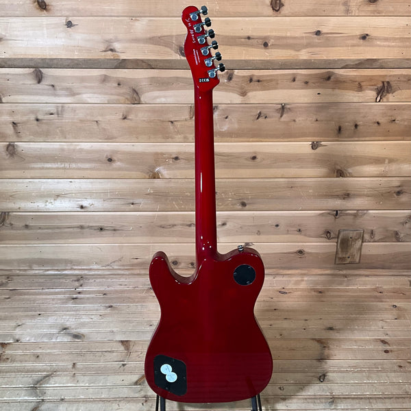 Fender Jim Adkins JA-90 Telecaster Thinline Electric Guitar - Crimson Red Transparent