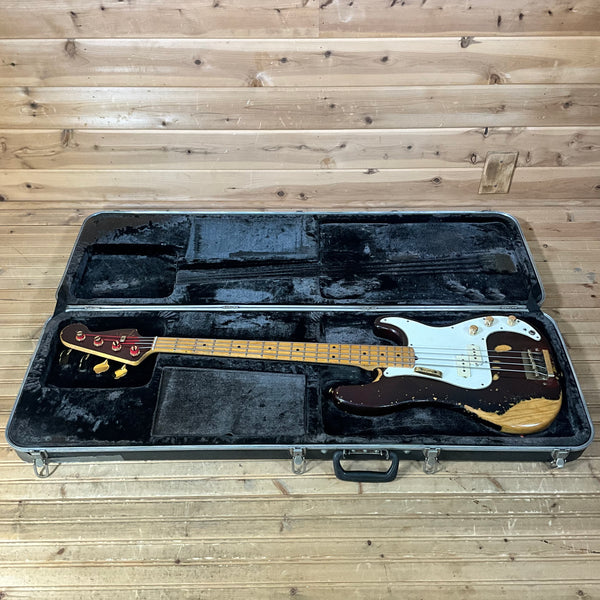 Fender 1980 Precision Special Electric Bass Guitar USED - Candy Apple Red