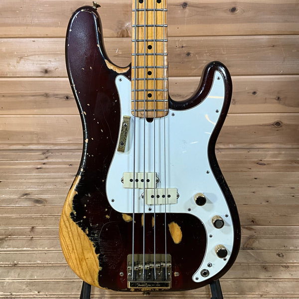 Fender 1980 Precision Special Electric Bass Guitar USED - Candy Apple Red