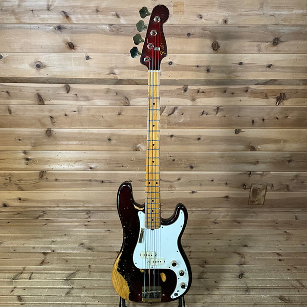 Fender 1980 Precision Special Electric Bass Guitar USED - Candy Apple Red