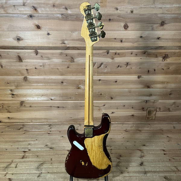 Fender 1980 Precision Special Electric Bass Guitar USED - Candy Apple Red